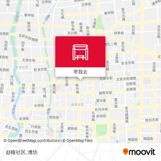 赵疃社区地图