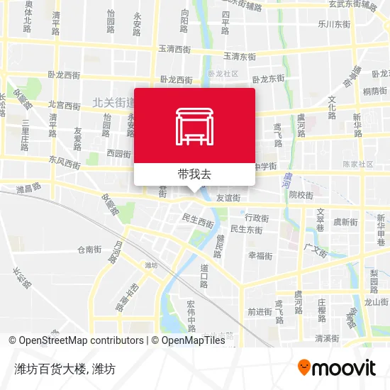 潍坊百货大楼地图
