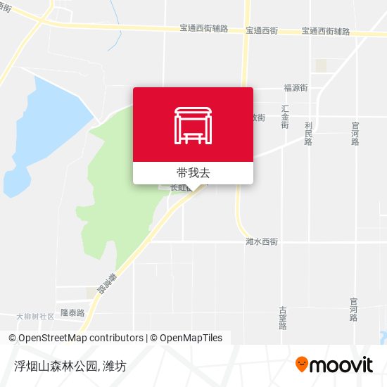 浮烟山森林公园地图
