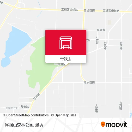 浮烟山森林公园地图