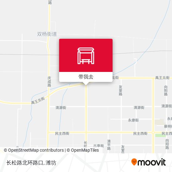 长松路北环路口地图