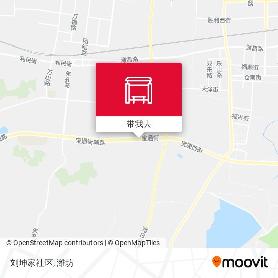 刘坤家社区地图