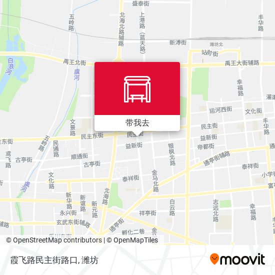 霞飞路民主街路口地图