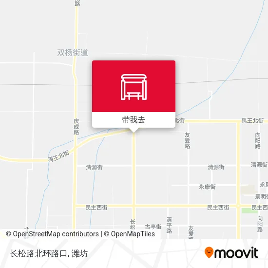 长松路北环路口地图