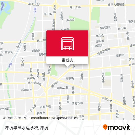 潍坊华洋水运学校地图