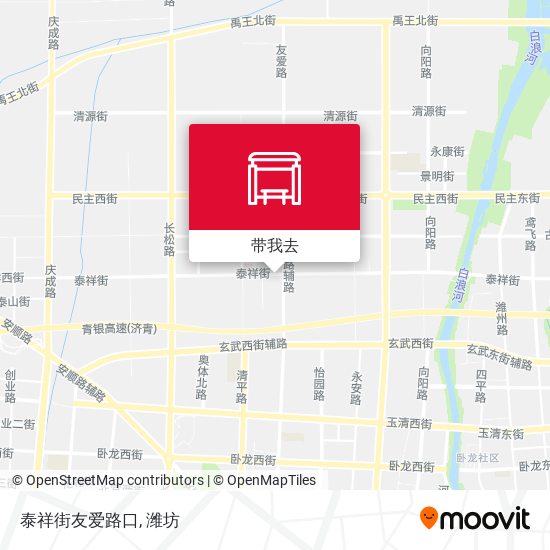 泰祥街友爱路口地图