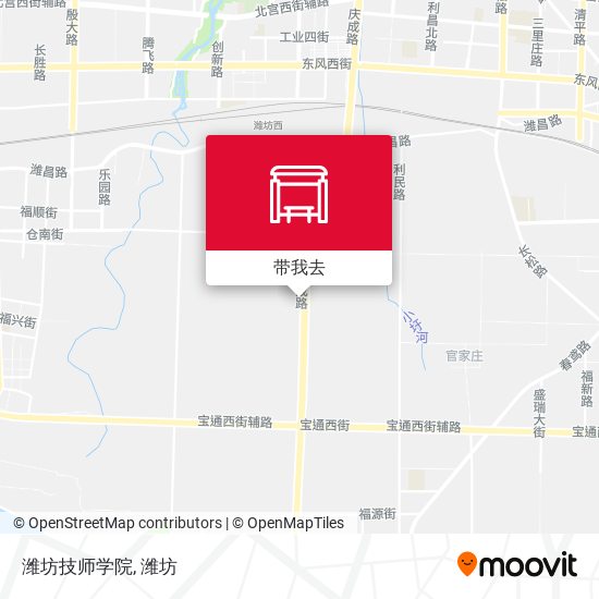 潍坊技师学院地图