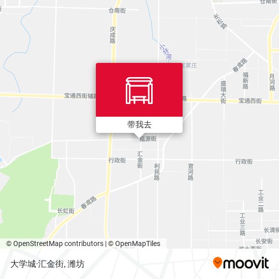 大学城·汇金街地图