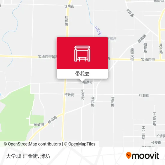 大学城·汇金街地图