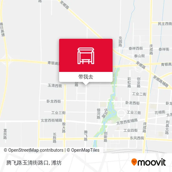 腾飞路玉清街路口地图