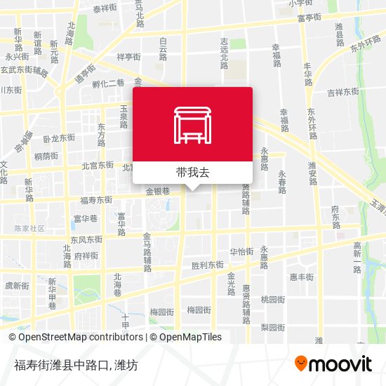 福寿街潍县中路口地图