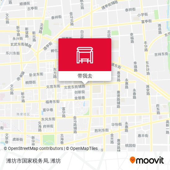 潍坊市国家税务局地图