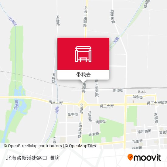 北海路新溥街路口地图