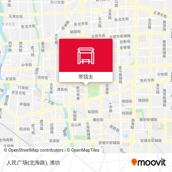 人民广场(北海路)地图