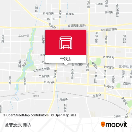 圣菲漫步地图