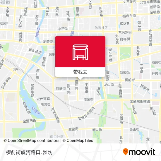 樱前街虞河路口地图