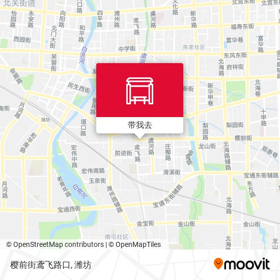 樱前街鸢飞路口地图
