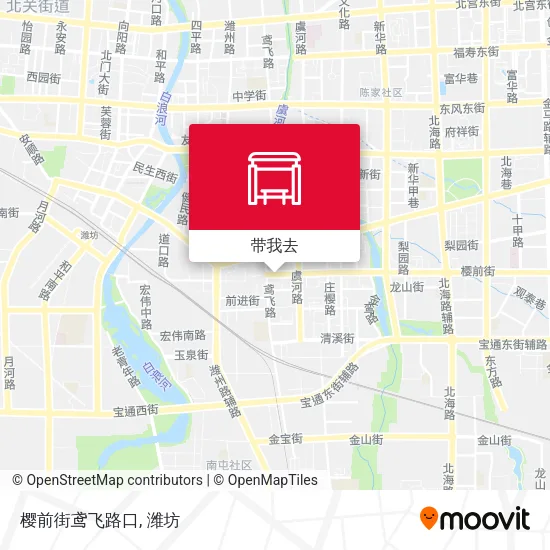 樱前街鸢飞路口地图