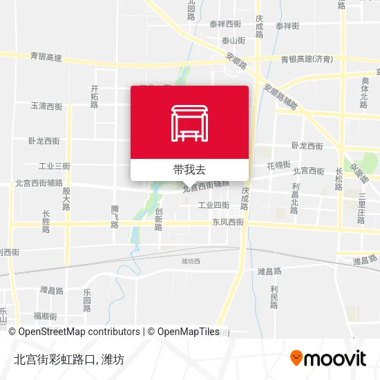 北宫街彩虹路口地图