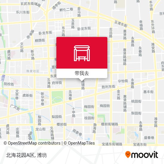 北海花园A区地图
