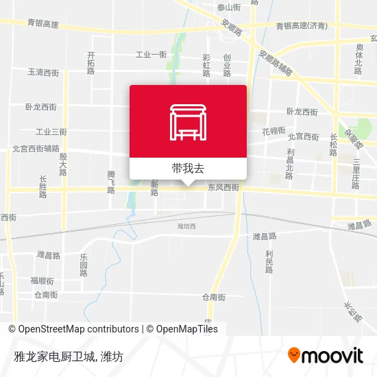 雅龙家电厨卫城地图