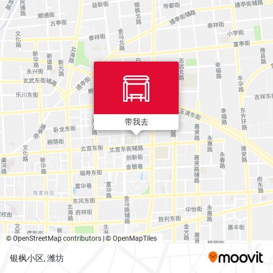 银枫小区地图