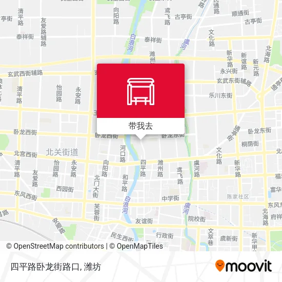四平路卧龙街路口地图