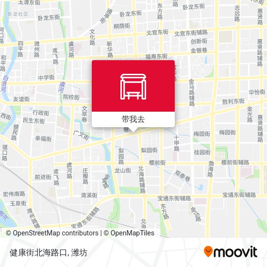 健康街北海路口地图