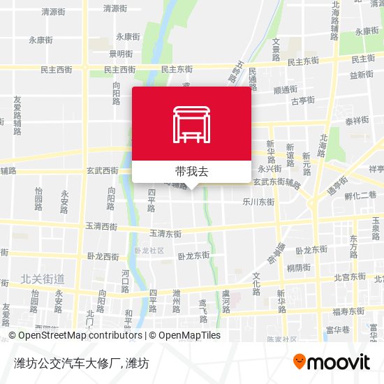 潍坊公交汽车大修厂地图