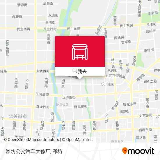 潍坊公交汽车大修厂地图