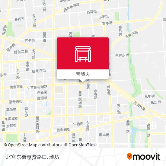 北宫东街惠贤路口地图