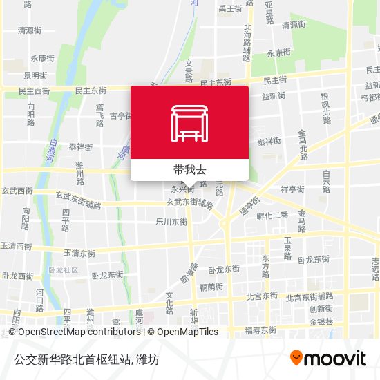 公交新华路北首枢纽站地图