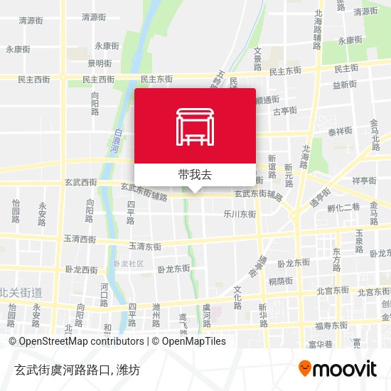 玄武街虞河路路口地图