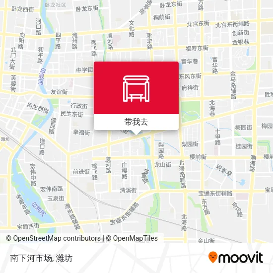 南下河市场地图
