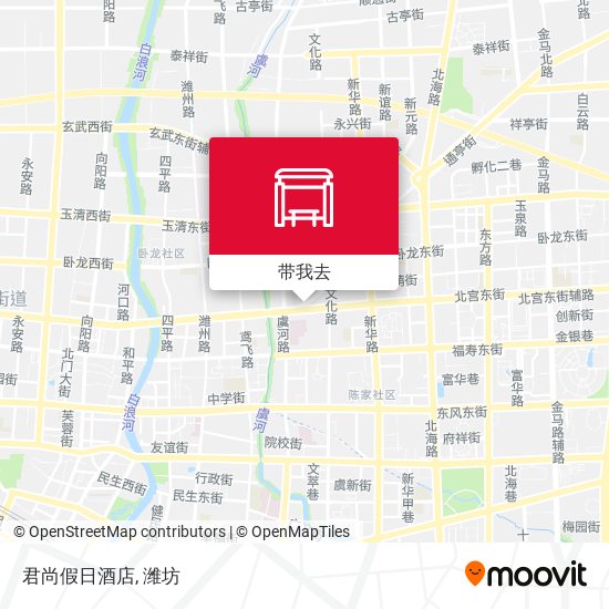 君尚假日酒店地图