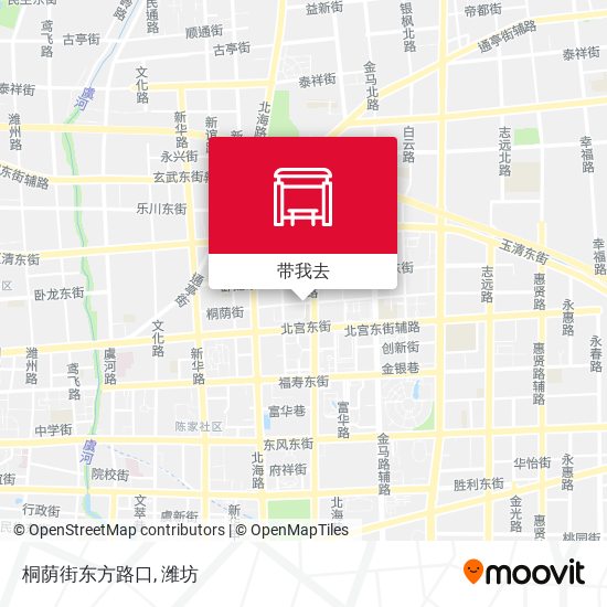 桐荫街东方路口地图