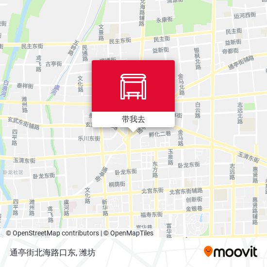 通亭街北海路口东地图