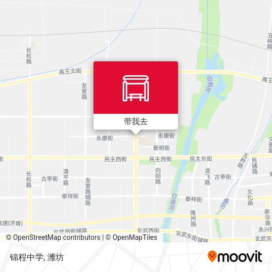 锦程中学地图
