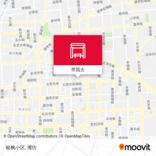 银枫小区地图
