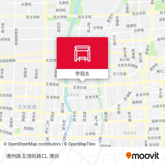 潍州路玉清街路口地图