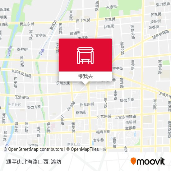 通亭街北海路口西地图