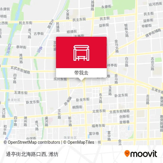 通亭街北海路口西地图