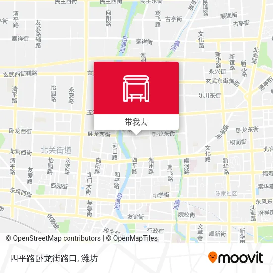 四平路卧龙街路口地图