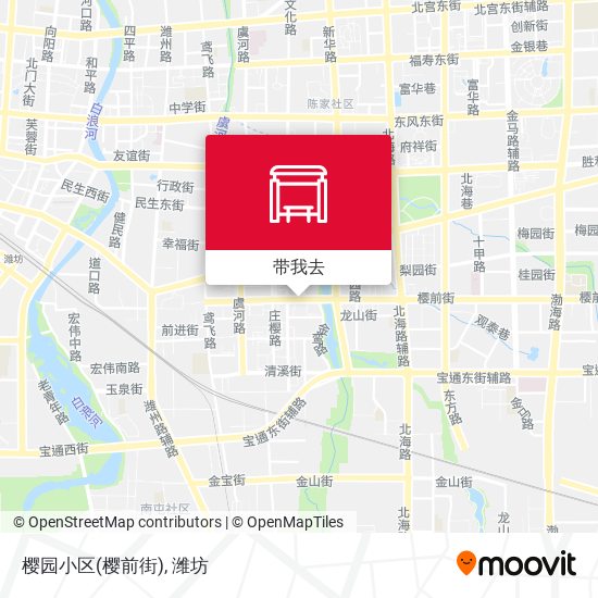 樱园小区(樱前街)地图