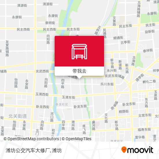 潍坊公交汽车大修厂地图