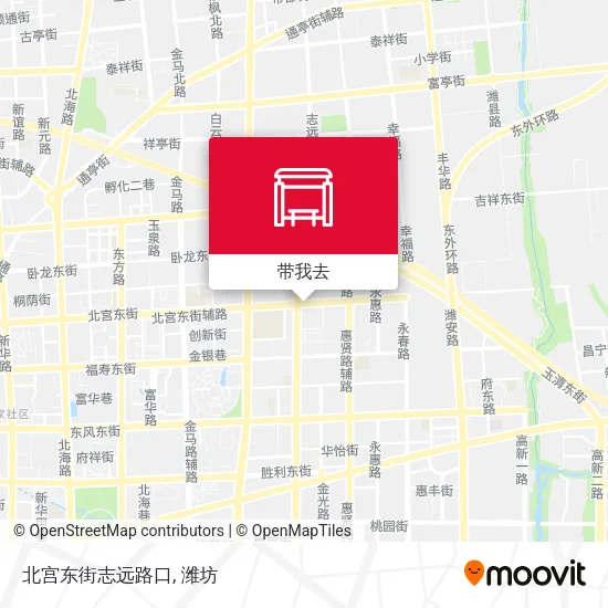 北宫东街志远路口地图