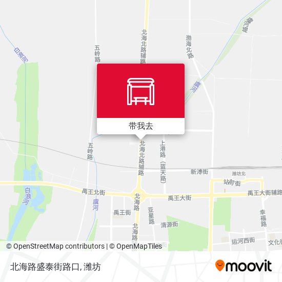 北海路盛泰街路口地图