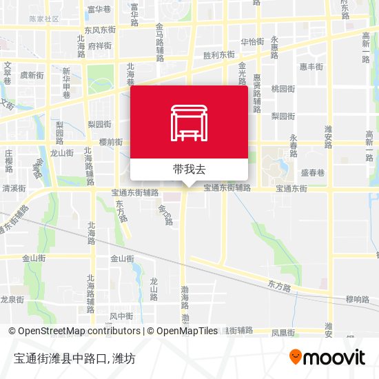 宝通街潍县中路口地图