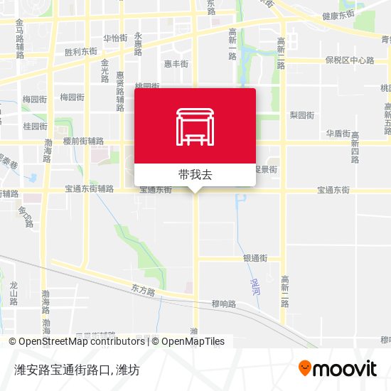 潍安路宝通街路口地图