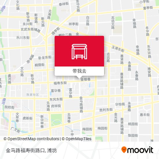 金马路福寿街路口地图